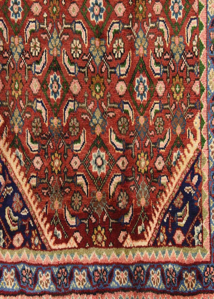 3' 7 x 9' 11 Hand Knotted Farahan Persian Wool Runner Rug