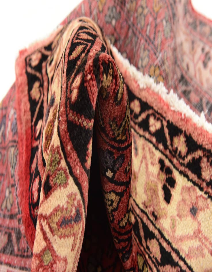 Detail image of 3' 8 x 10' 3  Hand Knotted Farahan Persian Wool Runner Rug