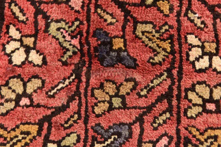 3' 8 x 10' 3 Hand Knotted Farahan Persian Wool Runner Rug
