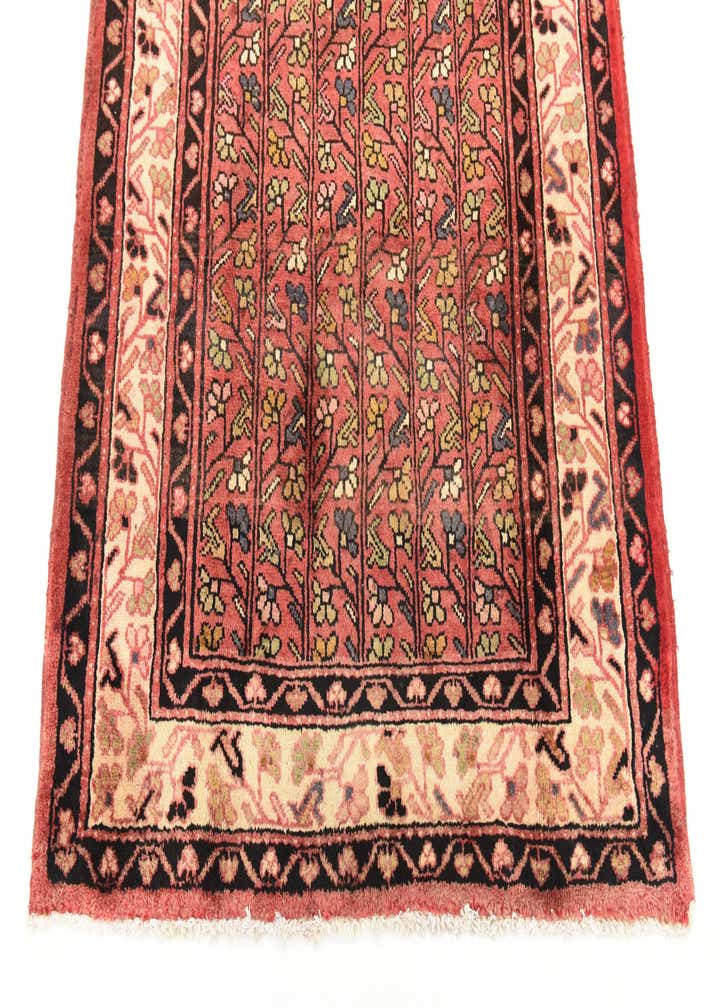 3' 8 x 10' 3 Hand Knotted Farahan Persian Wool Runner Rug
