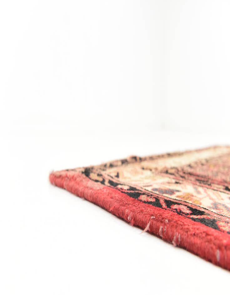 Detail image of 3' 8 x 10' 3  Hand Knotted Farahan Persian Wool Runner Rug