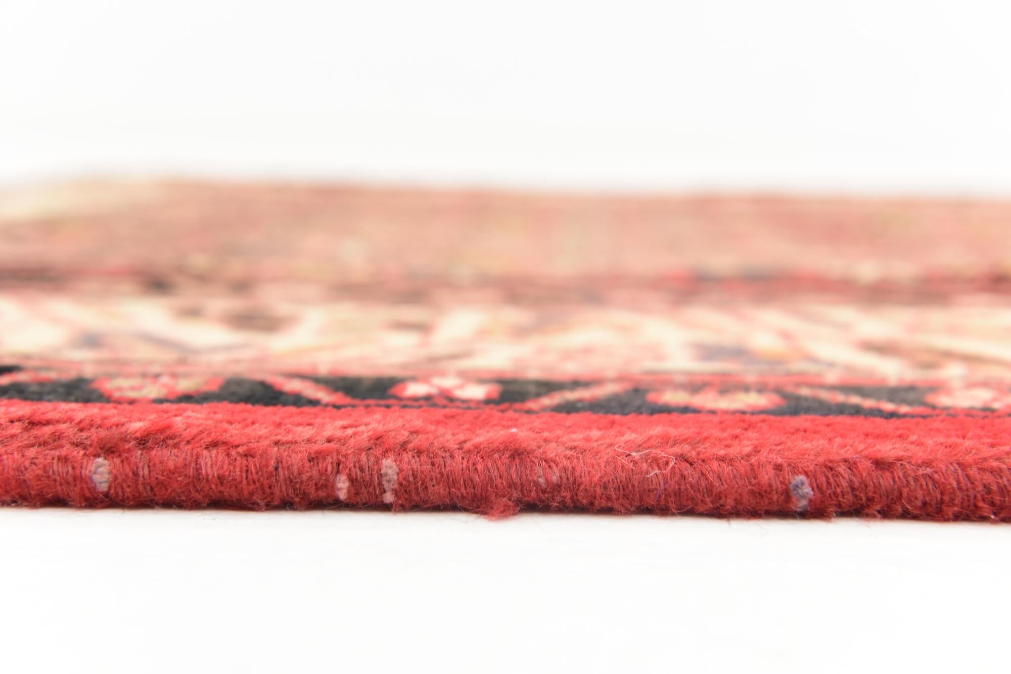 3' 8 x 10' 3 Hand Knotted Farahan Persian Wool Runner Rug
