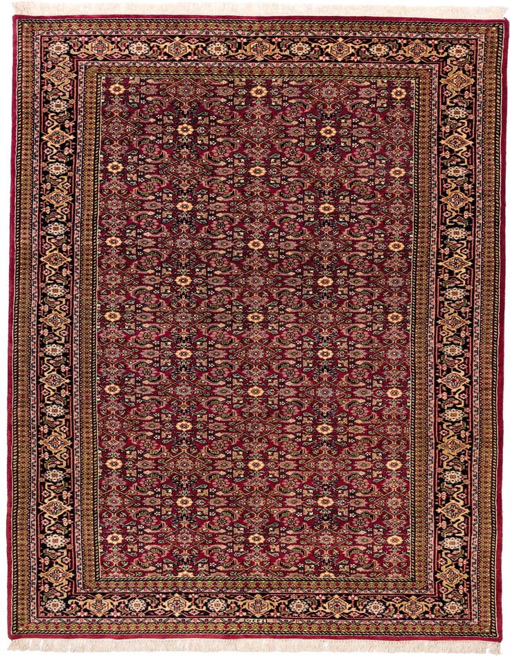 Detail image of 5' 2 x 10' 5 Hand Knotted Farahan Wool Runner Rug