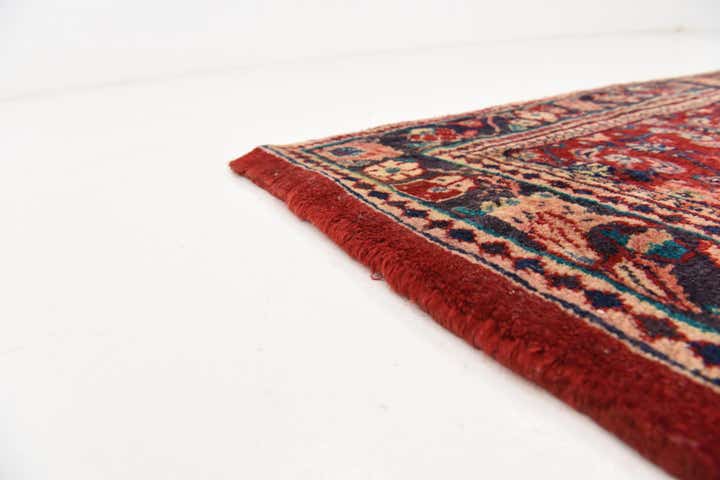 4' 3 x 9' 8 Hand Knotted Farahan Persian Wool Runner Rug