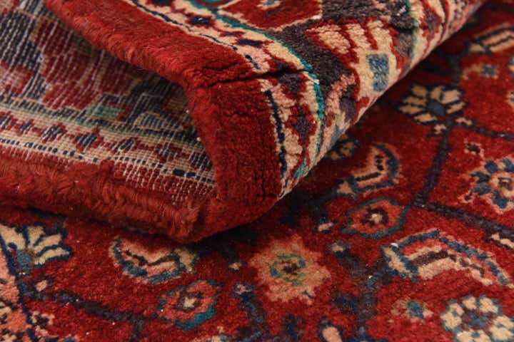 4' 3 x 9' 8 Hand Knotted Farahan Persian Wool Runner Rug