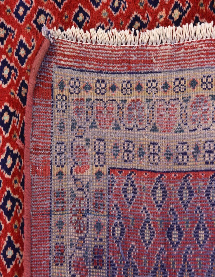 Detail image of 4' x 10' 4  Hand Knotted Farahan Persian Wool Runner Rug