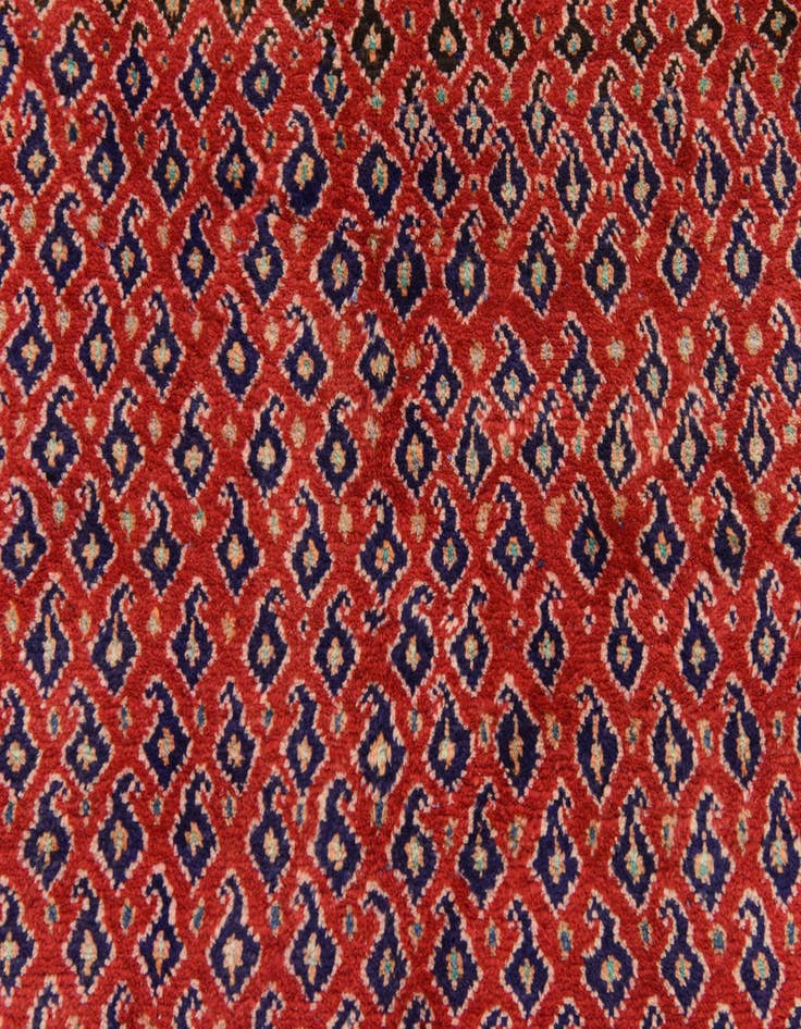 Detail image of 4' x 10' 4  Hand Knotted Farahan Persian Wool Runner Rug