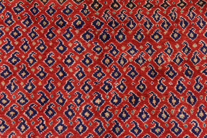 4' x 10' 4 Hand Knotted Farahan Persian Wool Runner Rug