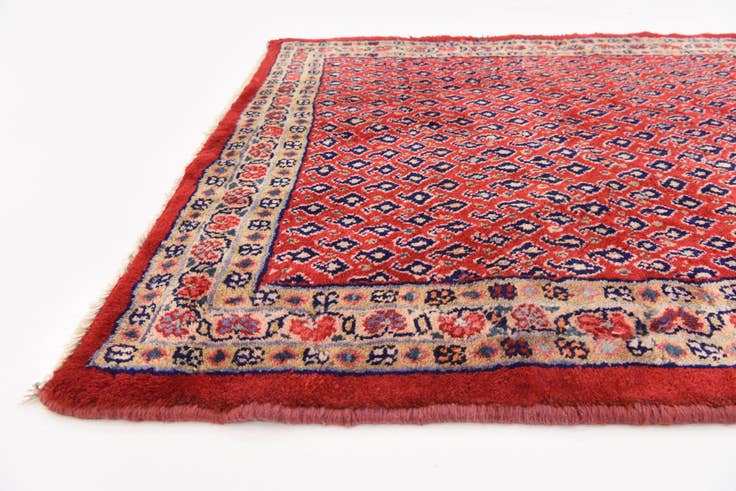 Detail image of 4' x 10' 4 Hand Knotted Farahan Persian Wool Runner Rug