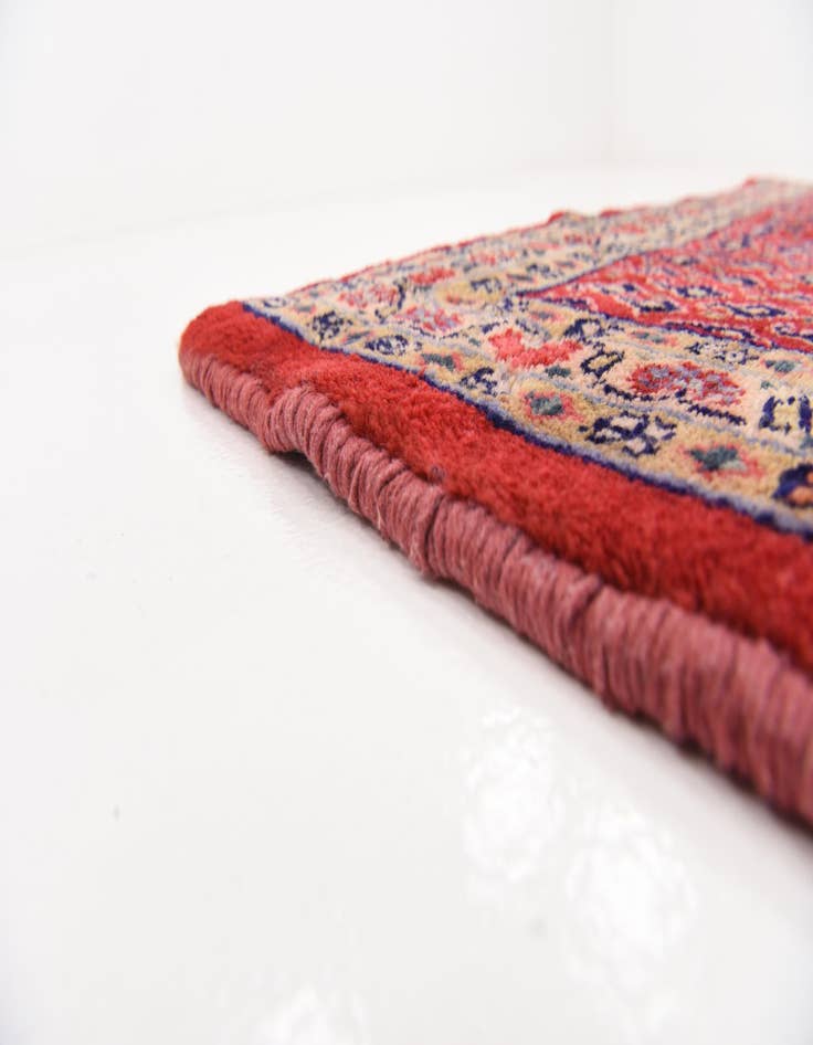 Detail image of 4' x 10' 4  Hand Knotted Farahan Persian Wool Runner Rug