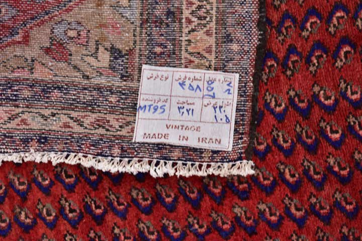 3' 7 x 10' 7 Hand Knotted Farahan Persian Wool Runner Rug