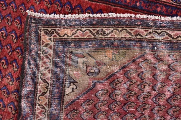 3' 7 x 10' 7 Hand Knotted Farahan Persian Wool Runner Rug