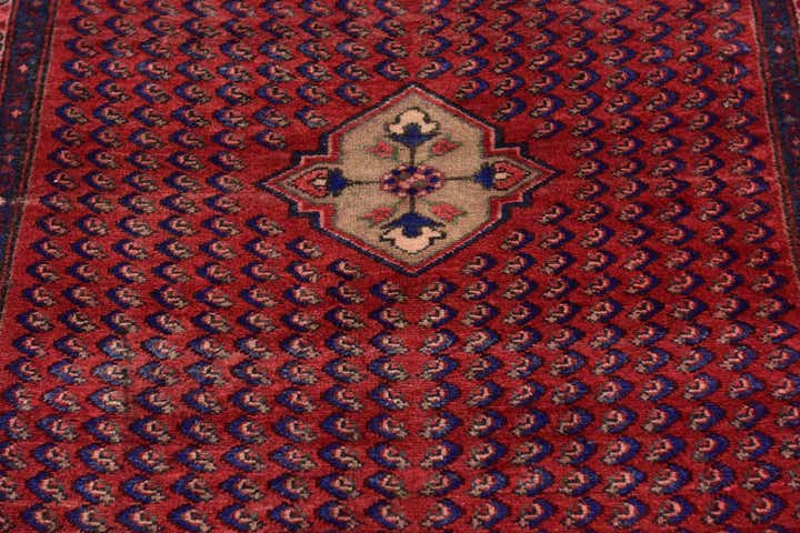 3' 7 x 10' 7 Hand Knotted Farahan Persian Wool Runner Rug