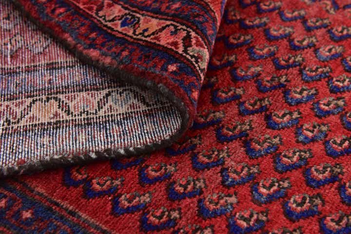 3' 7 x 10' 7 Hand Knotted Farahan Persian Wool Runner Rug