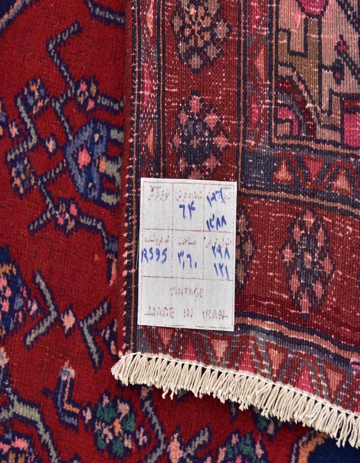 Detail image of 4' x 9' 10  Hand Knotted Farahan Persian Wool Runner Rug