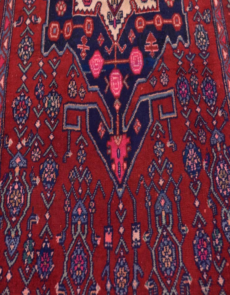 Detail image of 4' x 9' 10  Hand Knotted Farahan Persian Wool Runner Rug