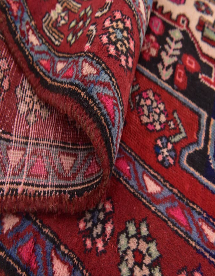 Detail image of 4' x 9' 10  Hand Knotted Farahan Persian Wool Runner Rug