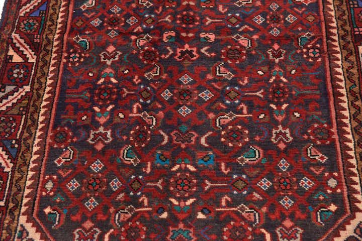3' 7 x 9' 6 Hand Knotted Farahan Persian Wool Runner Rug