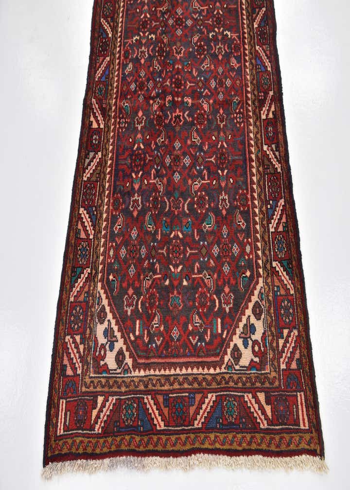 3' 7 x 9' 6 Hand Knotted Farahan Persian Wool Runner Rug