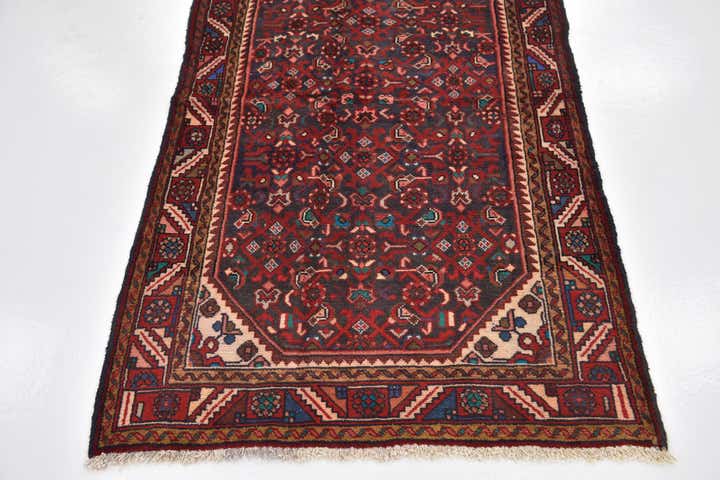 3' 7 x 9' 6 Hand Knotted Farahan Persian Wool Runner Rug
