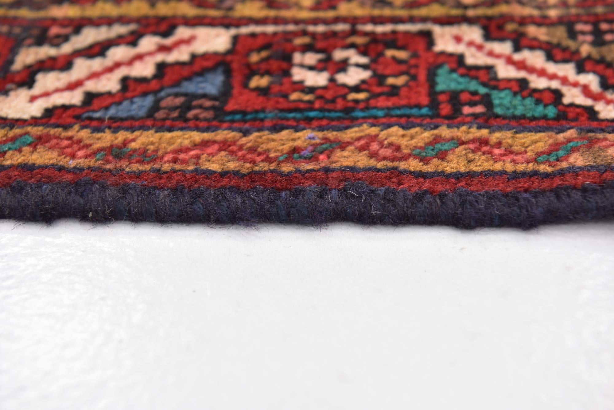 3' 7 x 9' 6 Hand Knotted Farahan Persian Wool Runner Rug