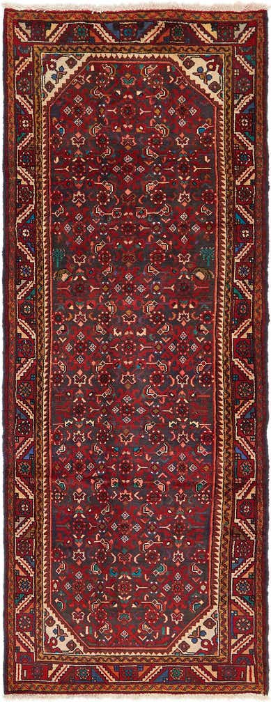 3' 7 x 9' 6 Hand Knotted Farahan Persian Wool Runner Rug