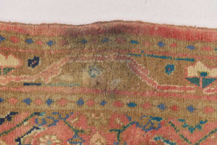 3' 10 x 9' 8 Hand Knotted Farahan Persian Wool Runner Rug