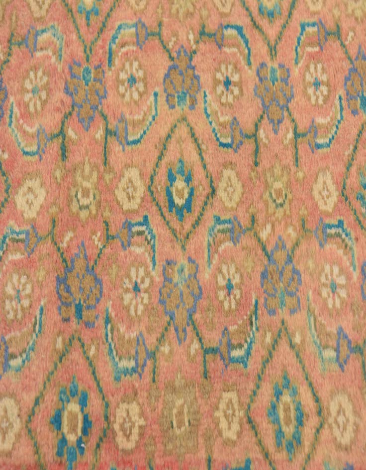 Detail image of 3' 10 x 9' 8  Hand Knotted Farahan Persian Wool Runner Rug
