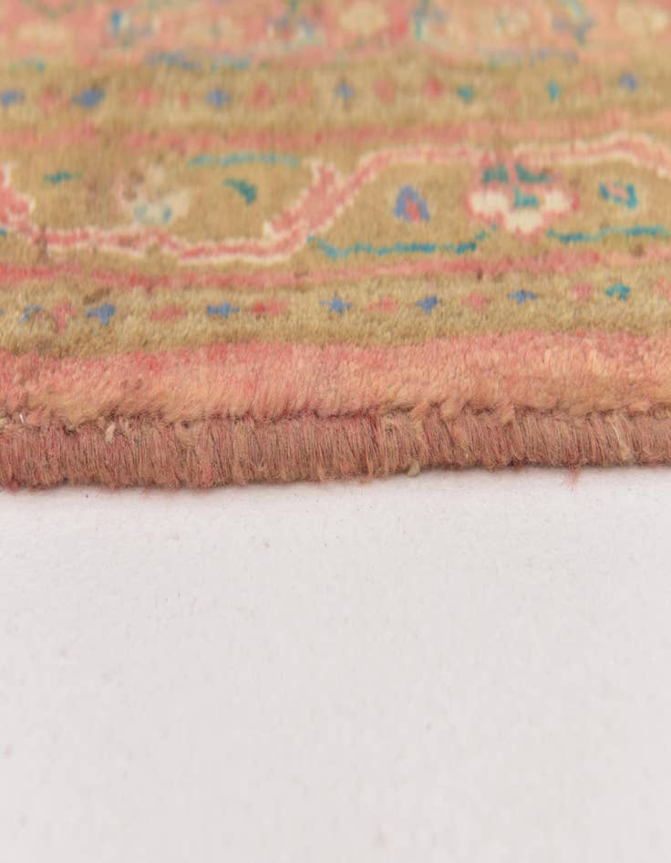 Detail image of 3' 10 x 9' 8  Hand Knotted Farahan Persian Wool Runner Rug