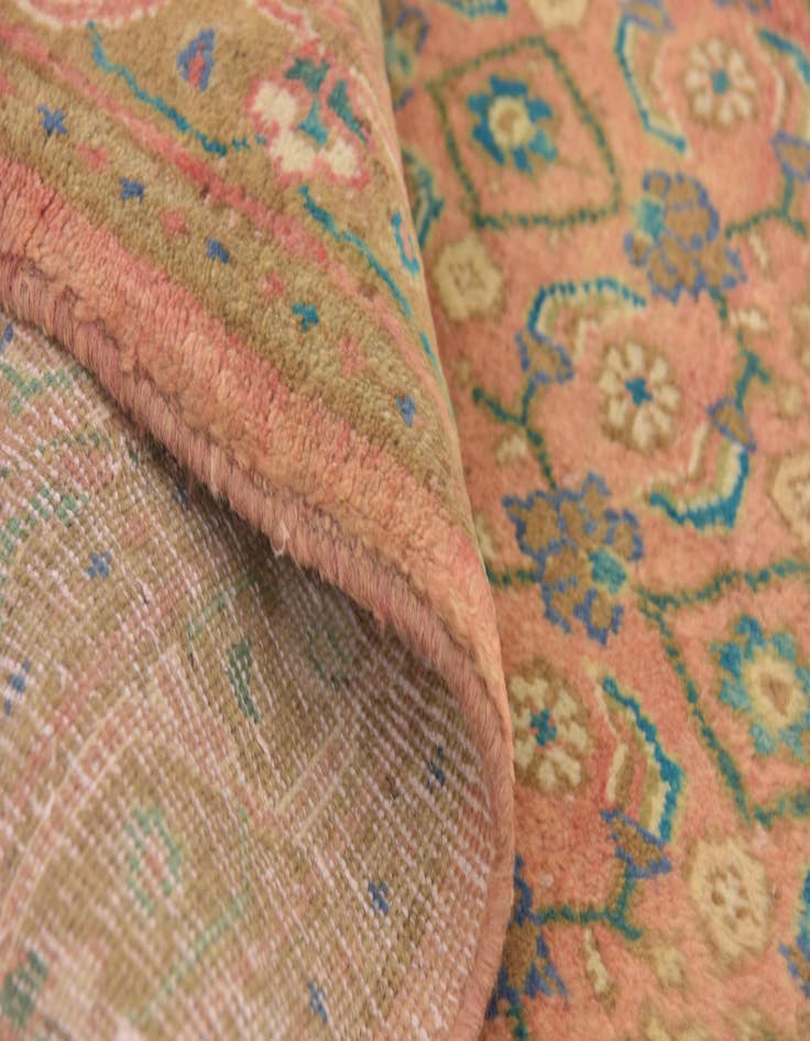 Detail image of 3' 10 x 9' 8  Hand Knotted Farahan Persian Wool Runner Rug