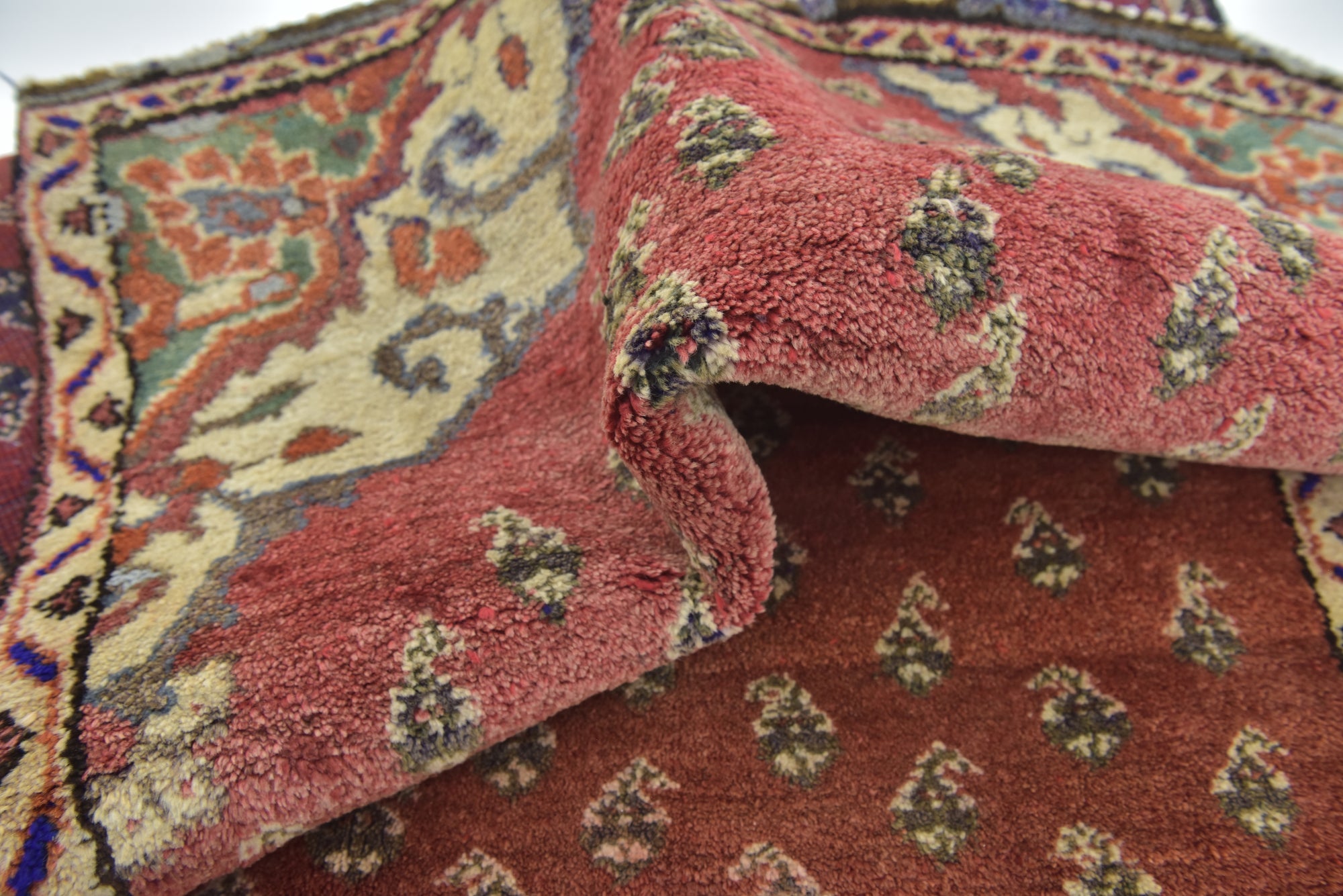 Detail image 10 of 14: 3' x 6' 2 Hand Knotted Farahan Persian Wool Runner Rug