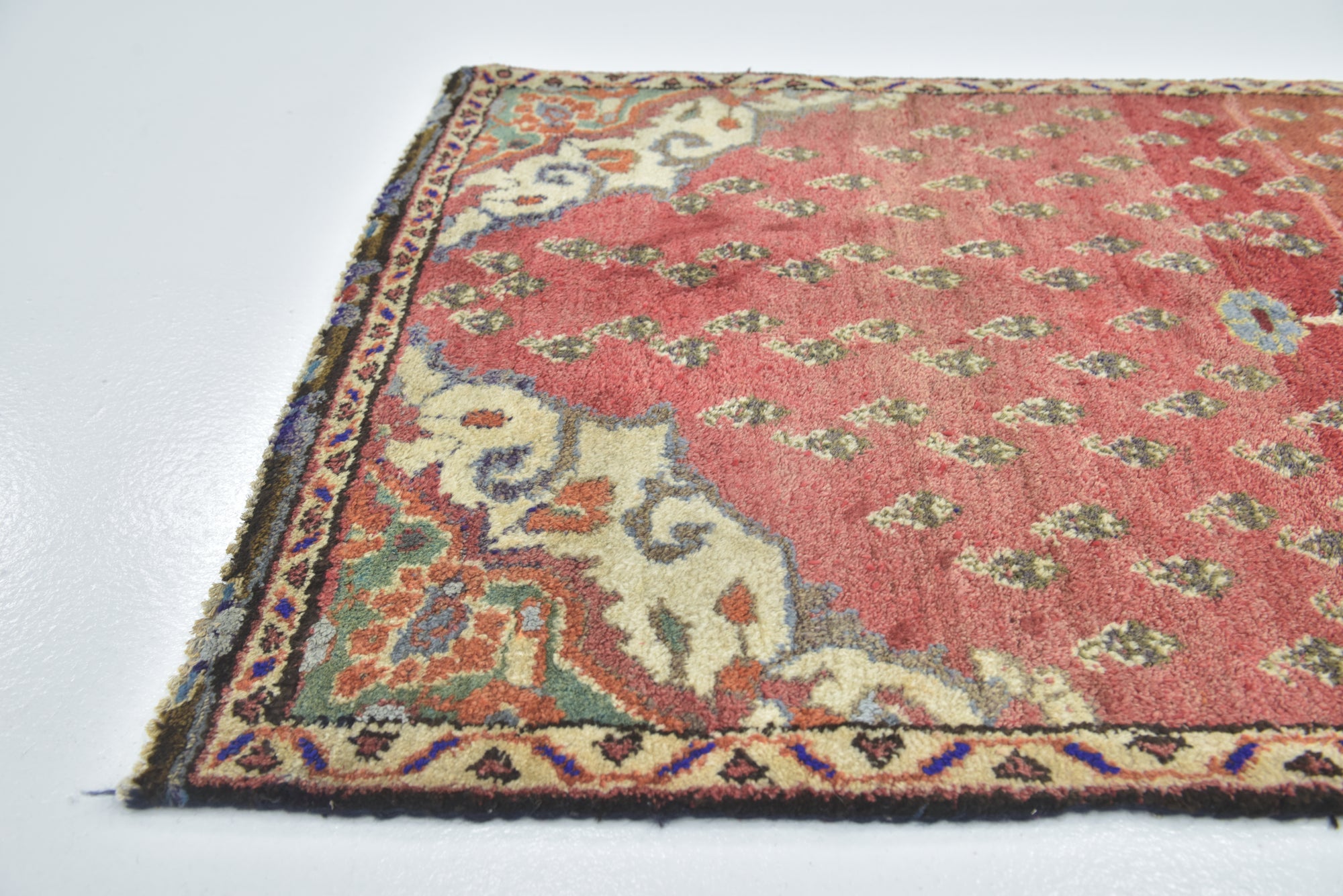 Detail image 6 of 14: 3' x 6' 2 Hand Knotted Farahan Persian Wool Runner Rug