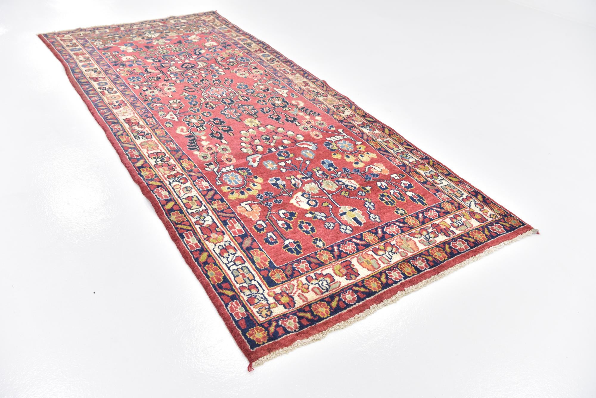4' 2 x 9' 6 Farahan Wool Runner Rug