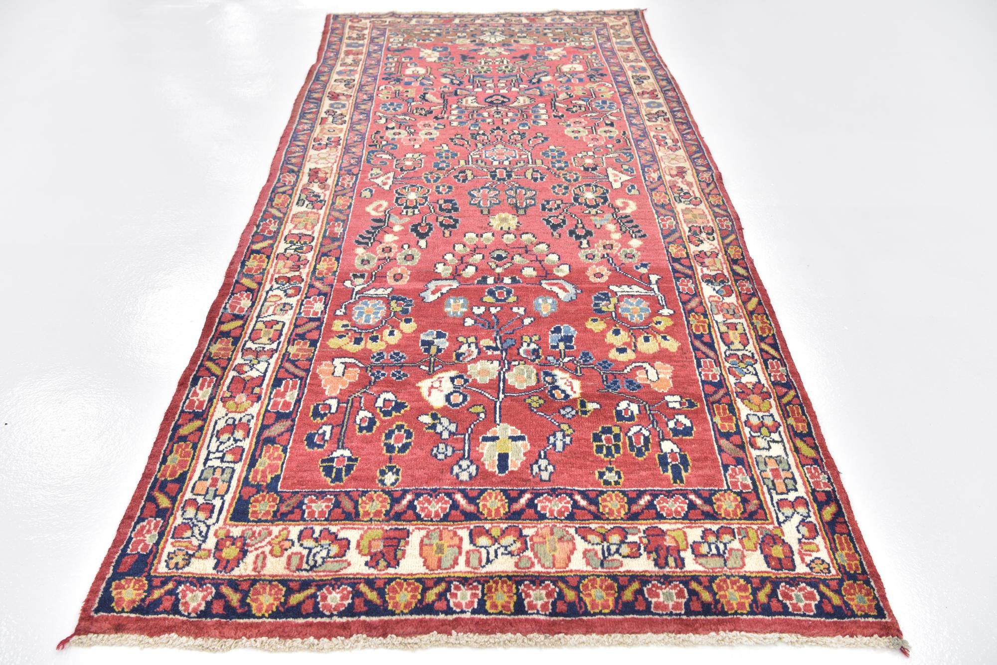 4' 2 x 9' 6 Farahan Wool Runner Rug