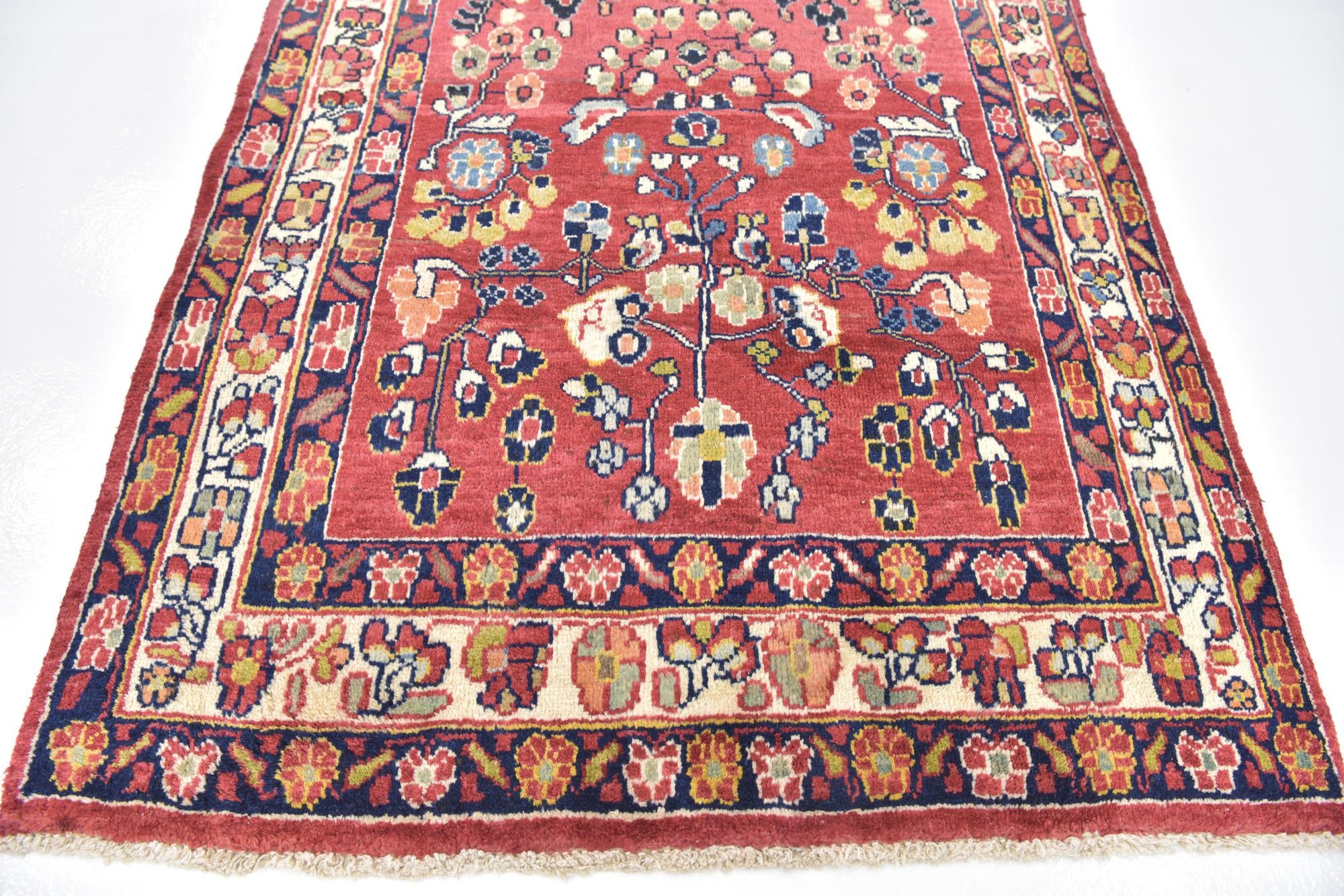 4' 2 x 9' 6 Farahan Wool Runner Rug