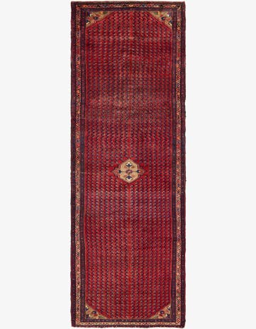 3' 7 x 10' 7 Hand Knotted Farahan Persian Wool Runner Rug