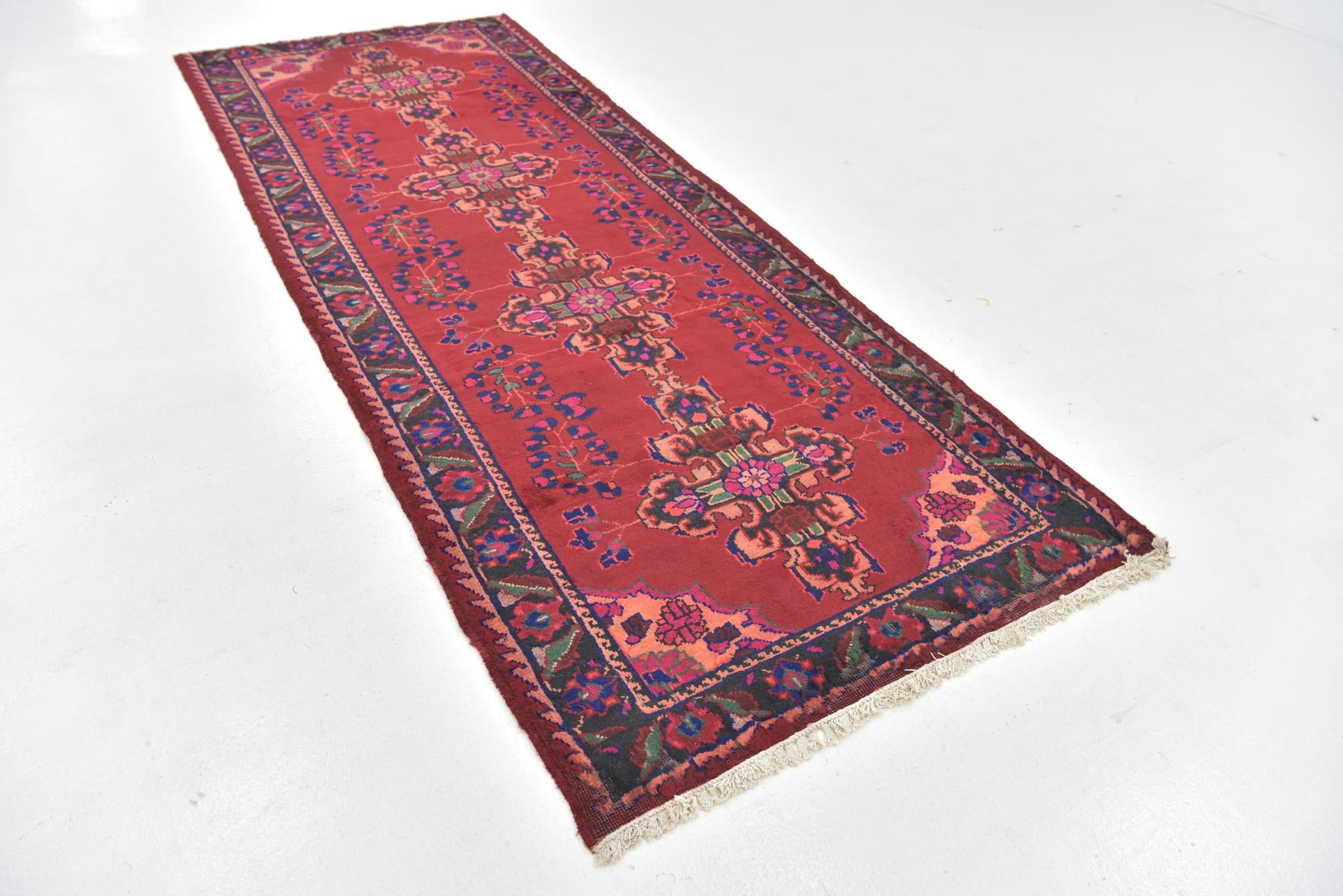 3' 8 x 9' 7 Ferdos Wool Runner Rug