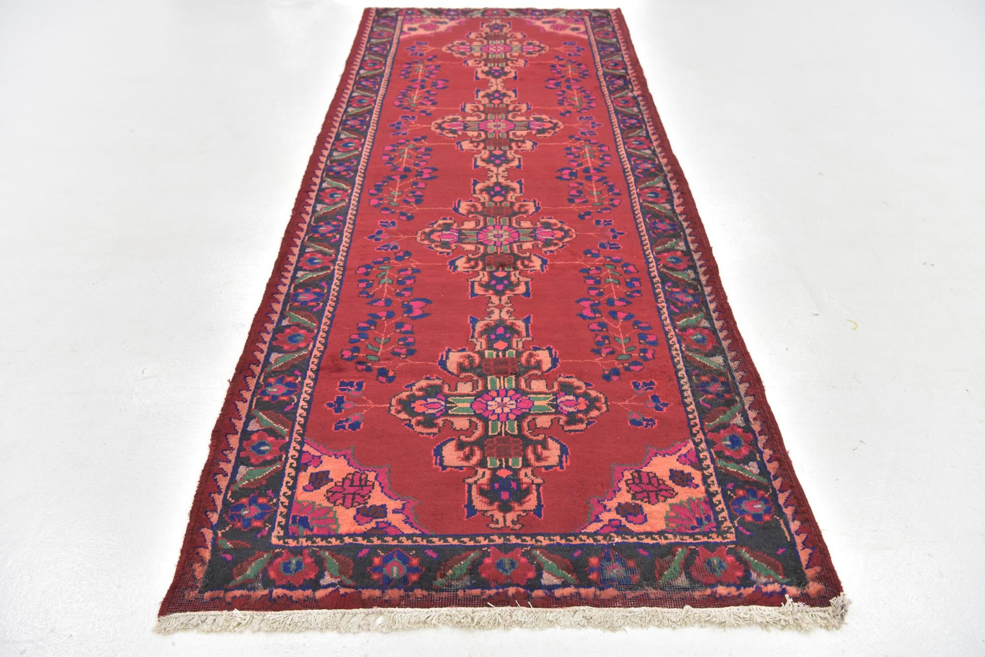 3' 8 x 9' 7 Ferdos Wool Runner Rug