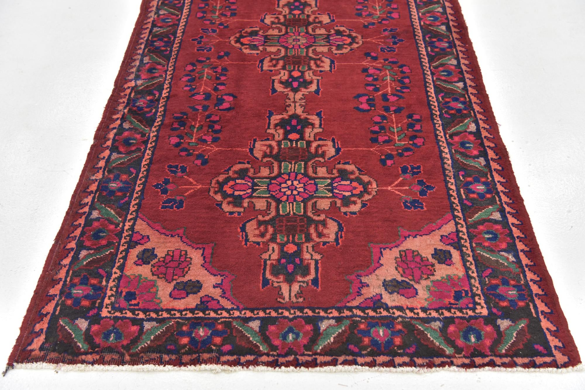 3' 8 x 9' 7 Ferdos Wool Runner Rug