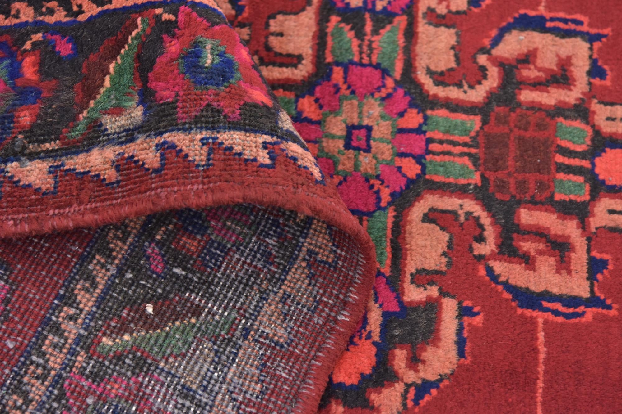 3' 8 x 9' 7 Ferdos Wool Runner Rug