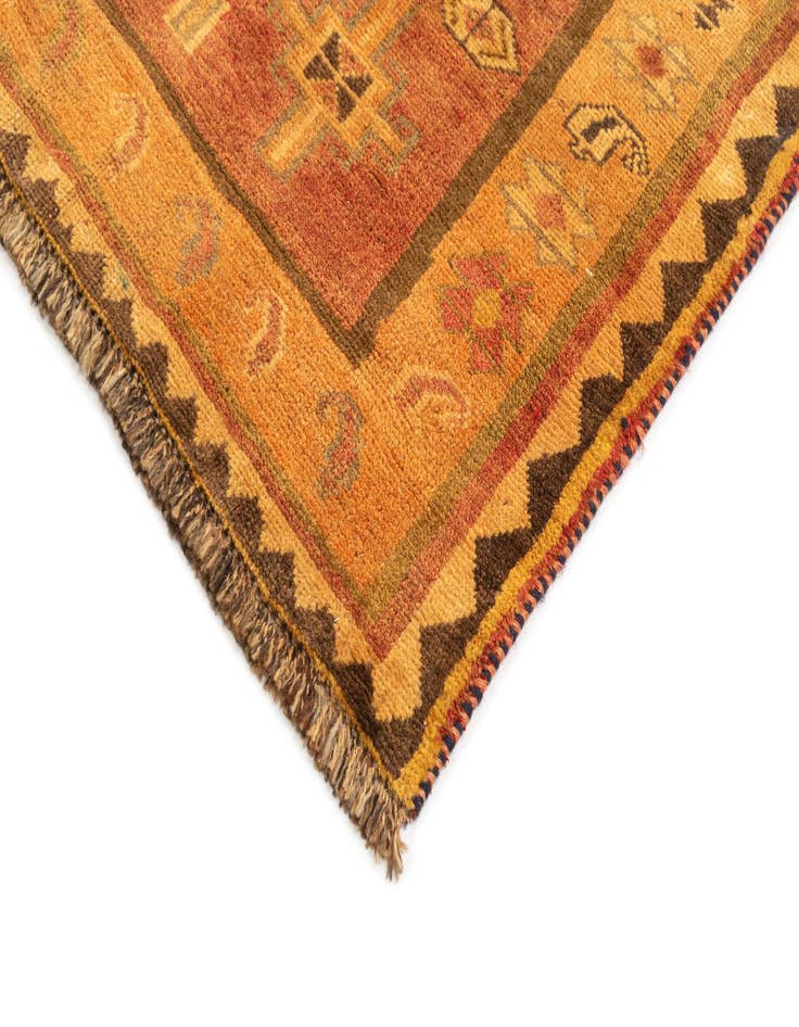 Detail image of 4' 4 x 8' 1 Gabbeh Wool Runner Rug
