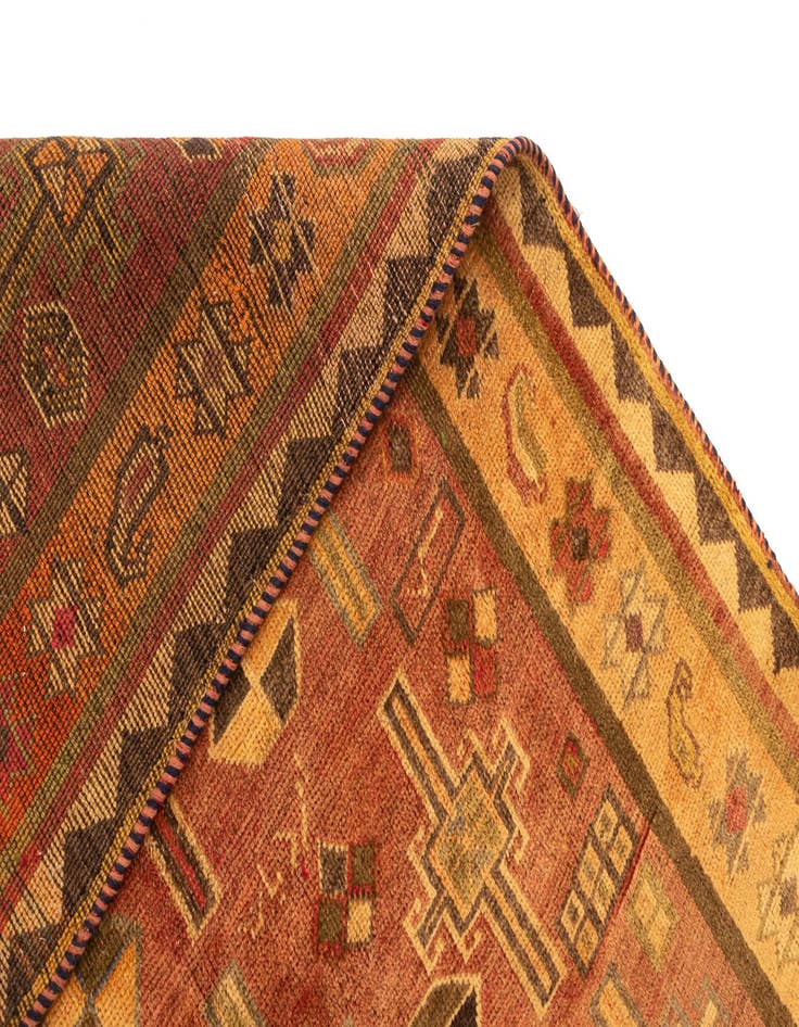 Detail image of 4' 4 x 8' 1 Gabbeh Wool Runner Rug