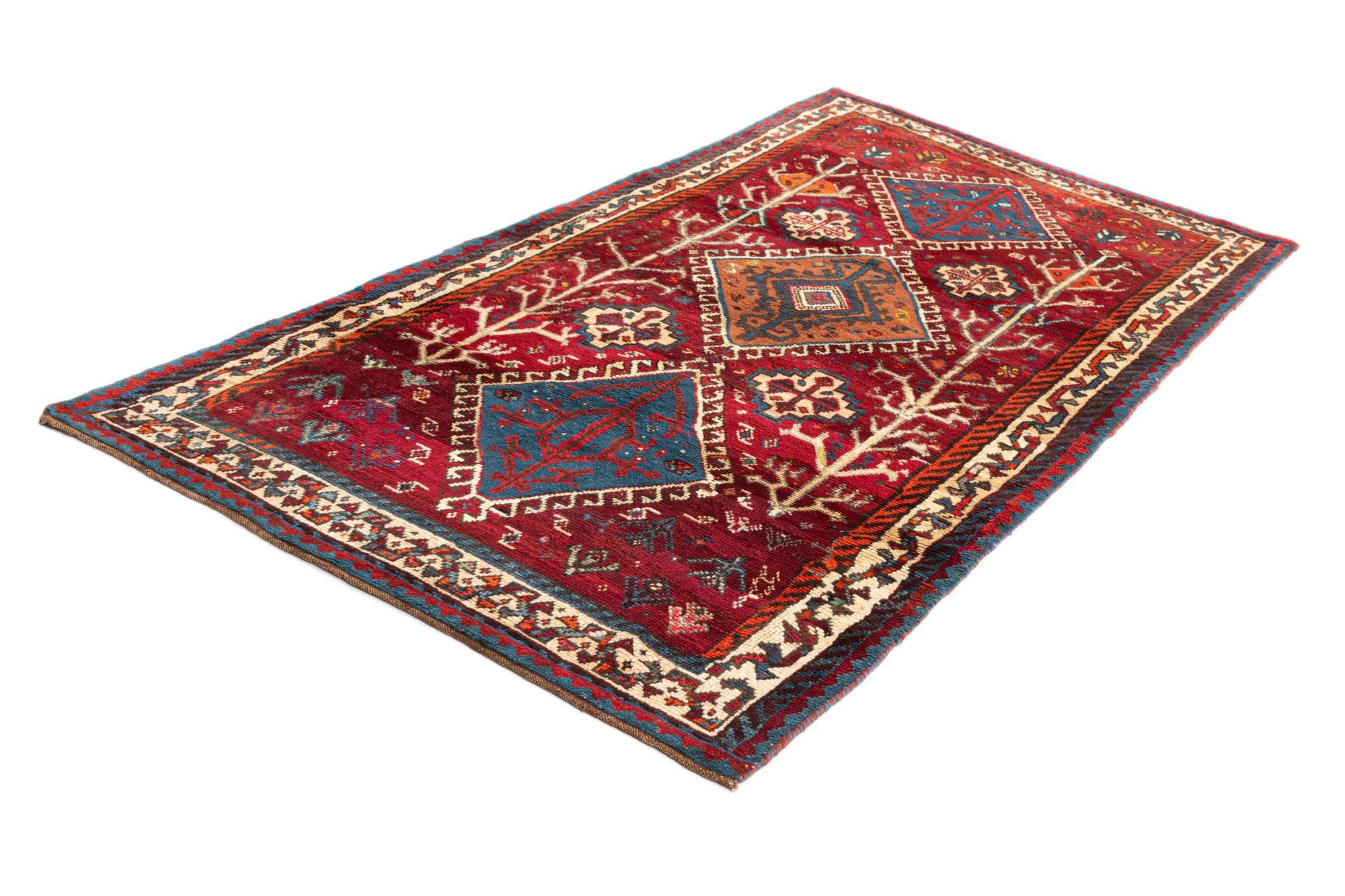 3' 5 x 7' Gabbeh Wool Runner Rug