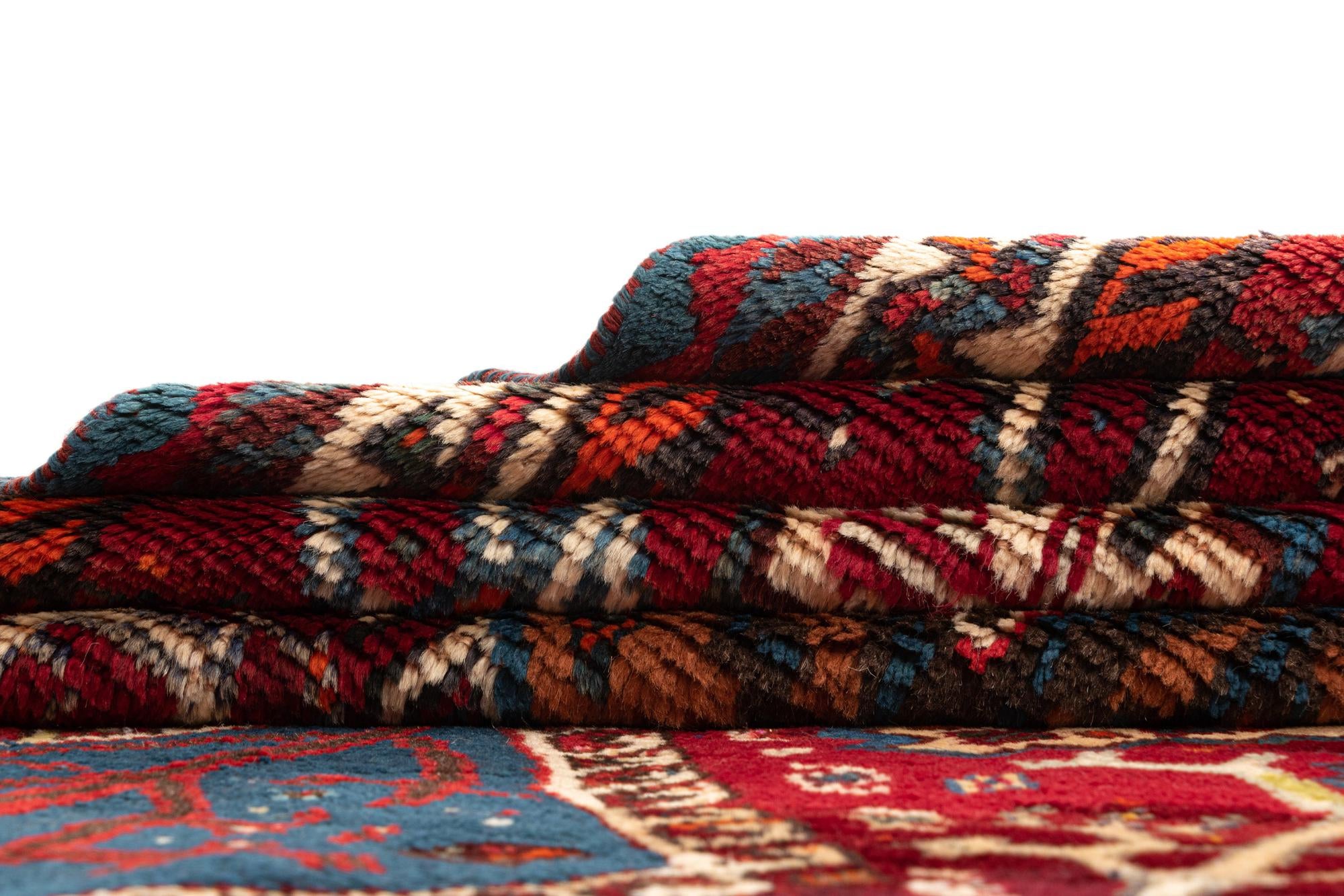 3' 5 x 7' Gabbeh Wool Runner Rug
