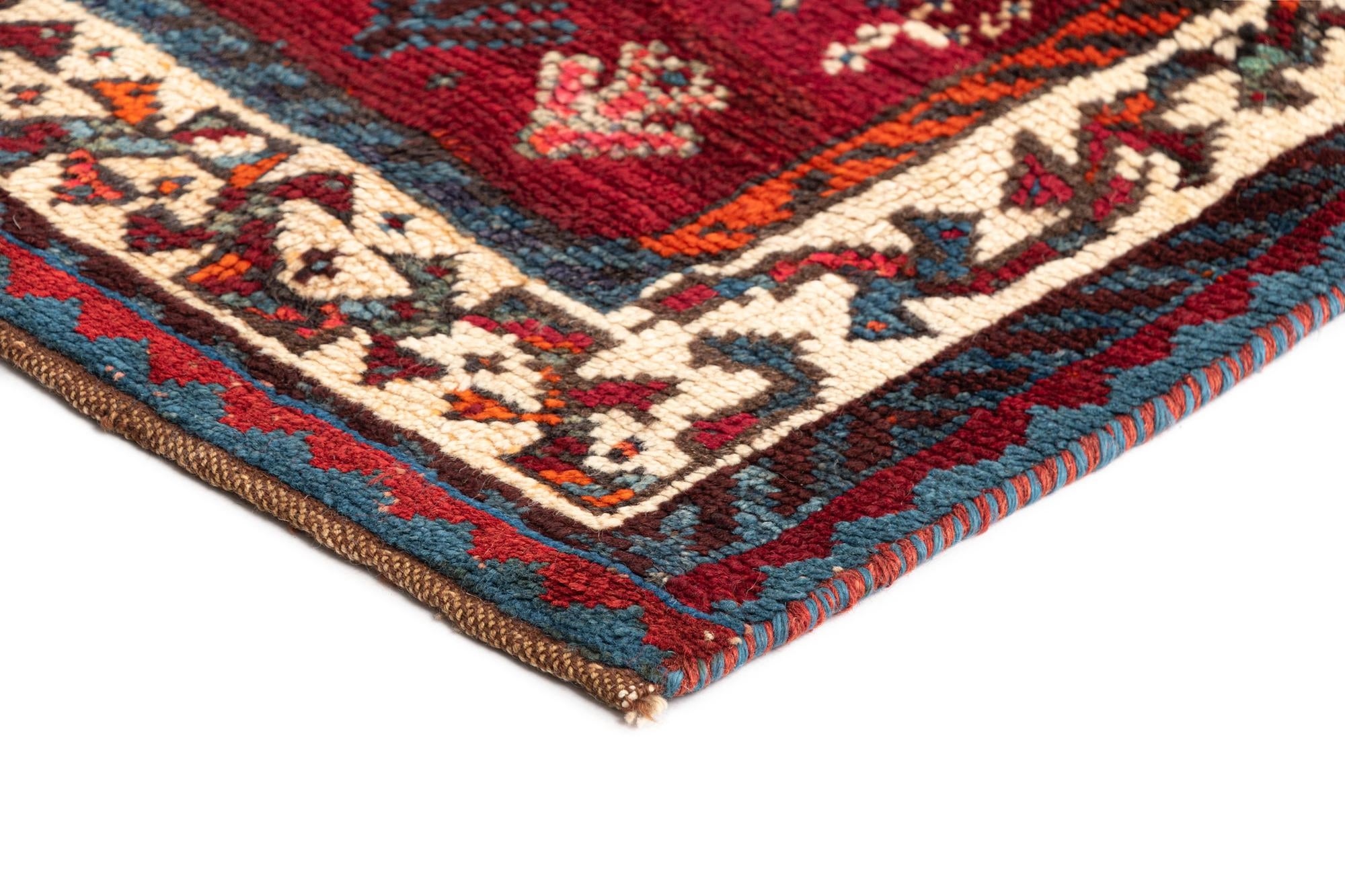 3' 5 x 7' Gabbeh Wool Runner Rug