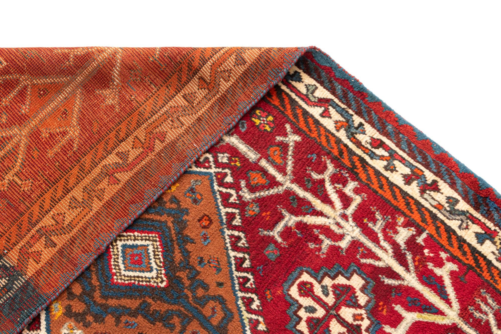 3' 5 x 7' Gabbeh Wool Runner Rug