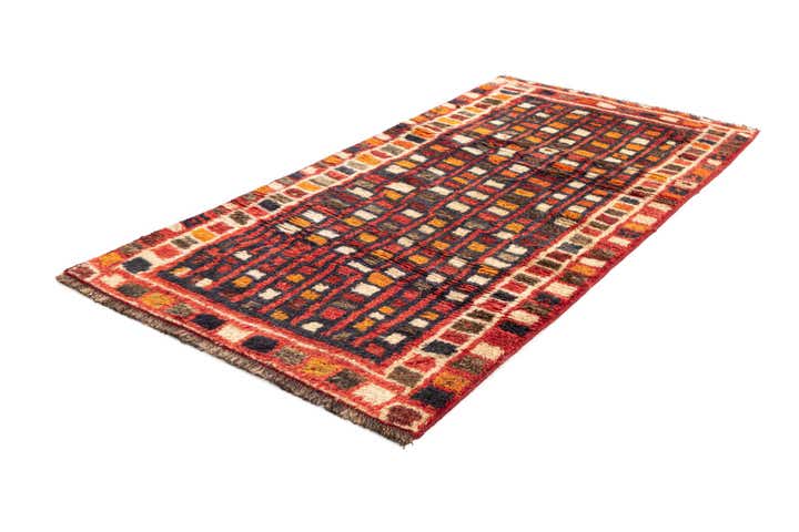 3' 4 x 6' 10 Gabbeh Wool Runner Rug