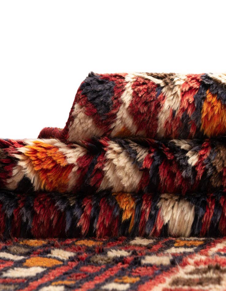 Detail image of 3' 4 x 6' 10 Gabbeh Wool Runner Rug