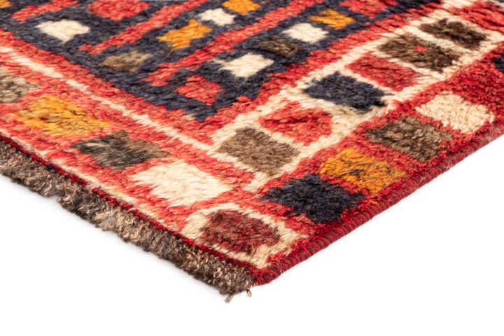 3' 4 x 6' 10 Gabbeh Wool Runner Rug