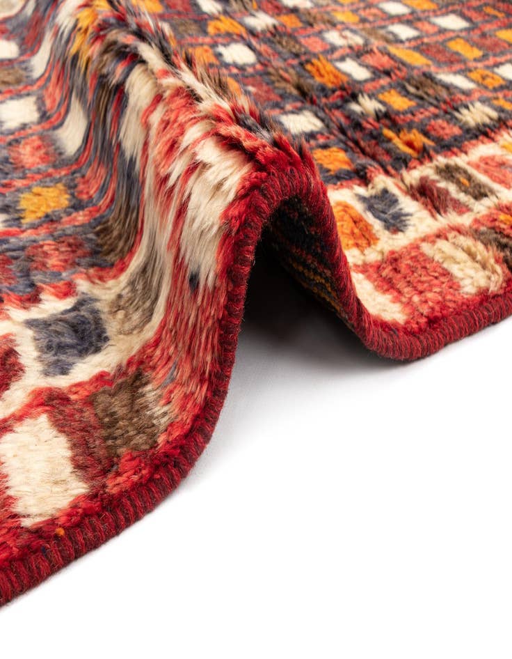 Detail image of 3' 4 x 6' 10 Gabbeh Wool Runner Rug
